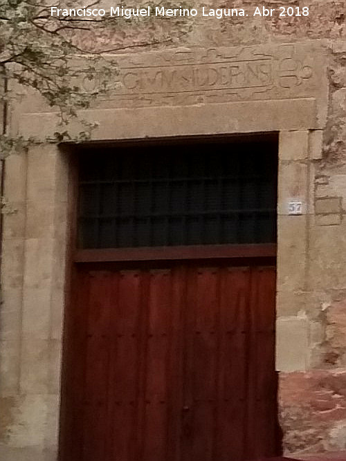 Colegio Menor de San Ildefonso - Colegio Menor de San Ildefonso. Portada
