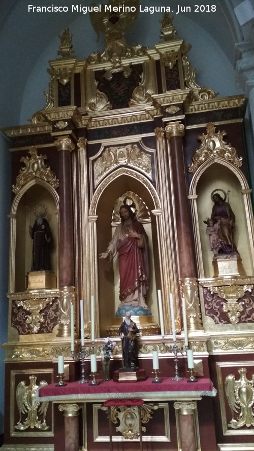 Iglesia de San Juan - Iglesia de San Juan. Retablo del Corazn de Jess