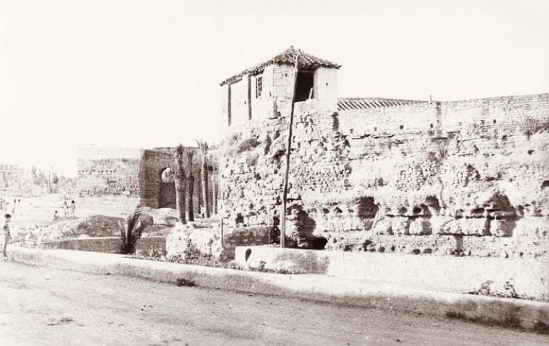 Murallas de Crdoba - Murallas de Crdoba. Muralla occidental 1852 proceso demolicin
