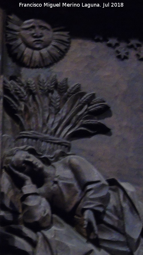 Catedral de Jan. Coro. Sueo de Jos, hijo de Jacob - Catedral de Jan. Coro. Sueo de Jos, hijo de Jacob. Detalle