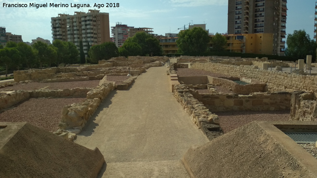 Lucentum. Calle de los Umbrales - Lucentum. Calle de los Umbrales. 