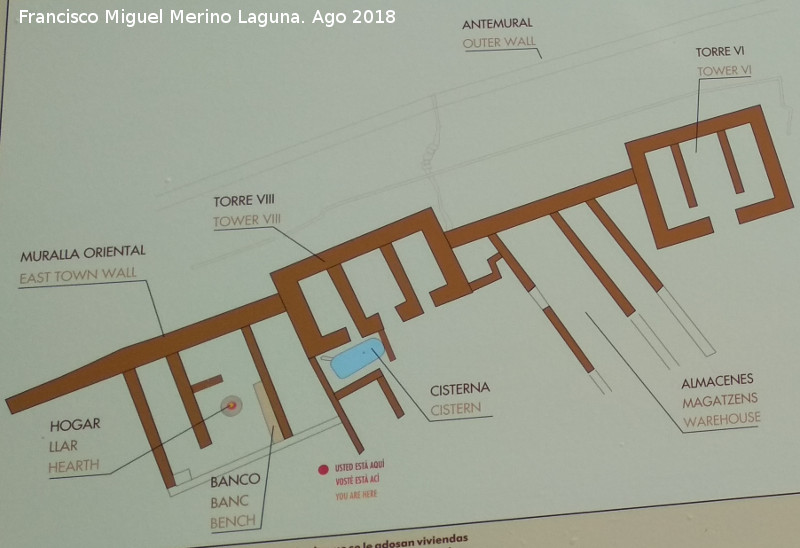 Lucentum. Torre VIII - Lucentum. Torre VIII. Plano