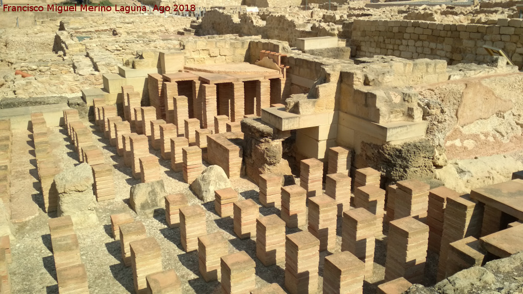 Lucentum. Termas de la Muralla - Lucentum. Termas de la Muralla. Hypocaustum