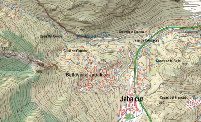 Casas de Bellavista - Casas de Bellavista. Mapa