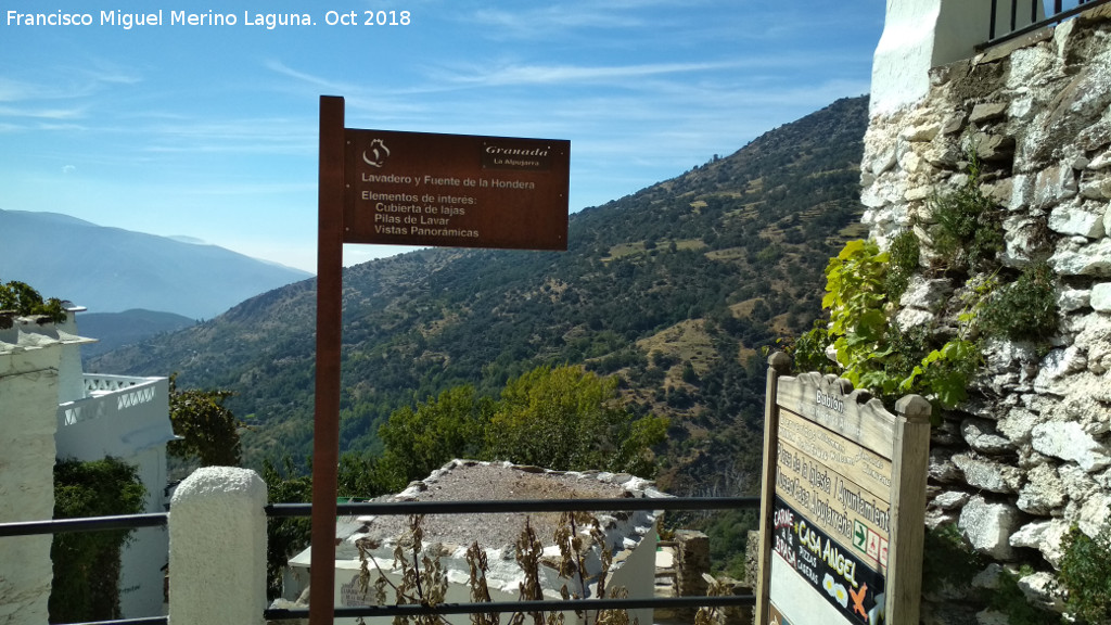 Lavadero de la Fuente Hondera - Lavadero de la Fuente Hondera. Vistas