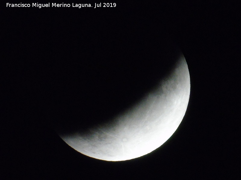 Luna - Luna. Eclipse desde Santa Pola