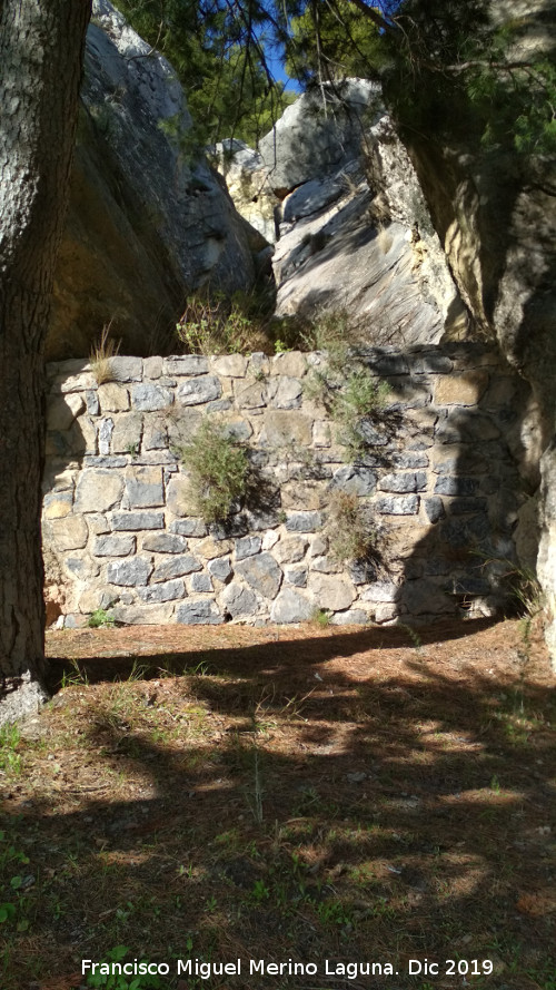 Callejn del Cerro de Santa Catalina - Callejn del Cerro de Santa Catalina. Muro de contencin