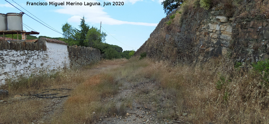 Estaci�n del Cable del Centenillo - Estaci�n del Cable del Centenillo. Salida del cable