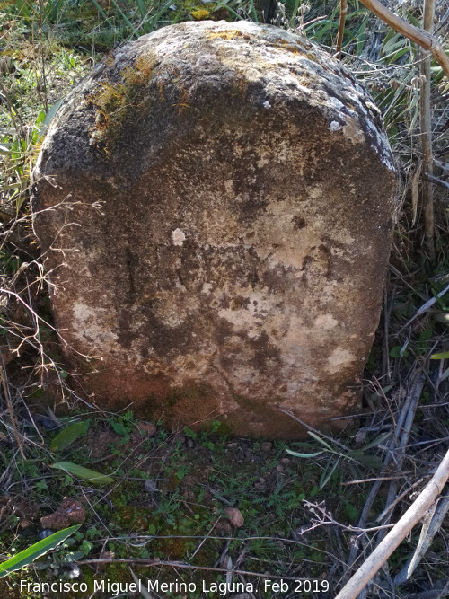 Cerro de las Gateras - Cerro de las Gateras. Piedra con inscripcin