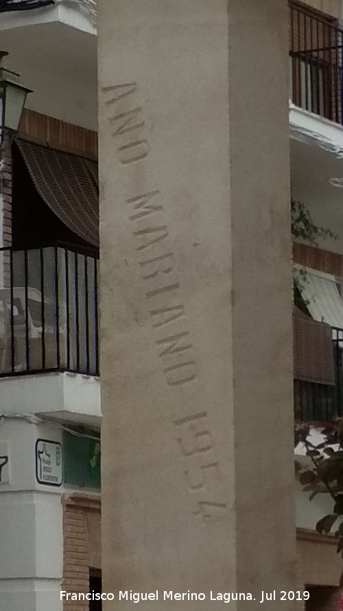 1954 - 1954. Monumento a la Inmaculada - Baza