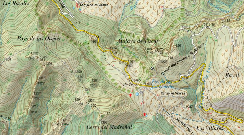 Refugio del Puerto - Refugio del Puerto. Mapa