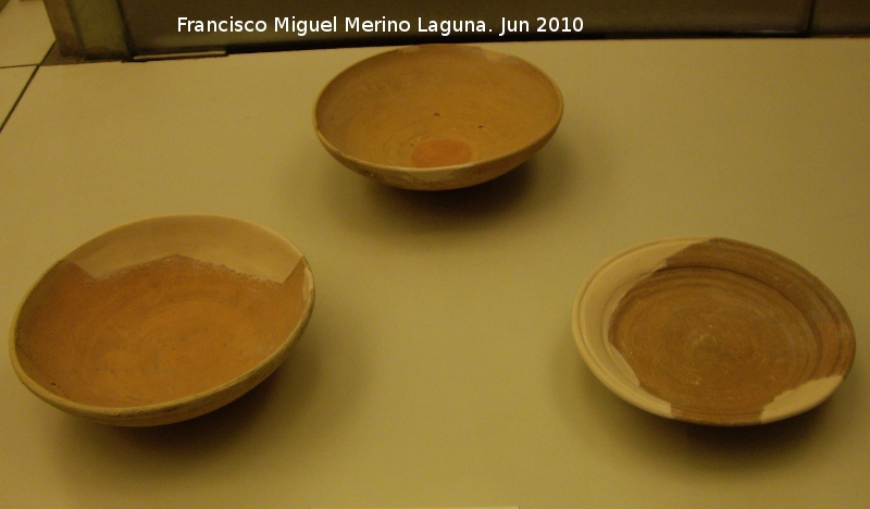 Ciudad iberorromana de Isturgi - Ciudad iberorromana de Isturgi. Platos comunes siglos I-II dC. Museo Arqueolgico Provincial