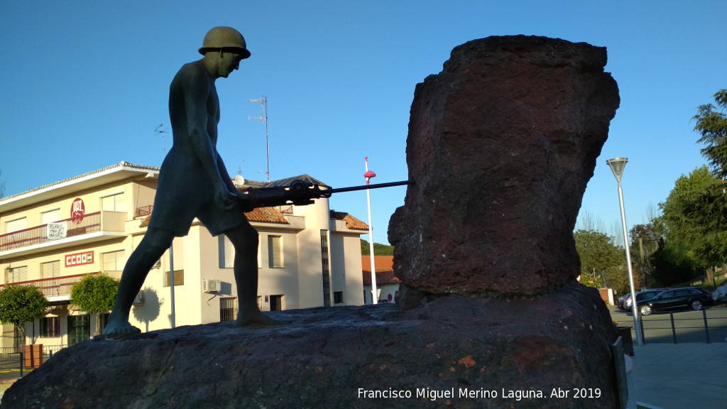 Monumento al Minero - Monumento al Minero. Estatua