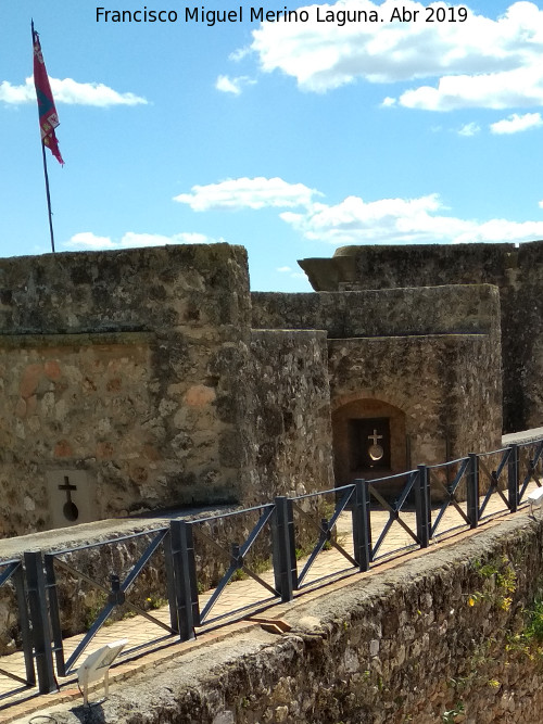 Castillo de los Guzmanes. Torre Circular Este - Castillo de los Guzmanes. Torre Circular Este. Azotea