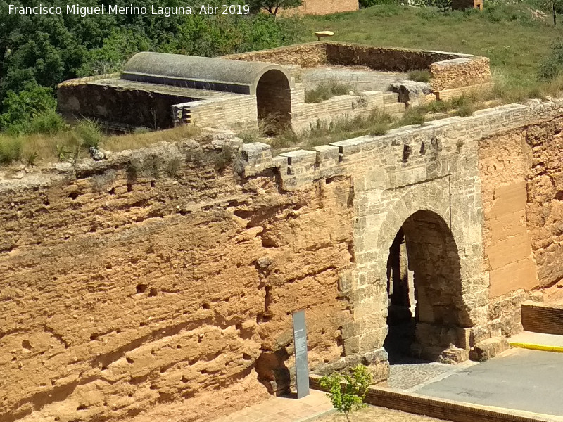 Muralla de Niebla. Puerta de Sevilla - Muralla de Niebla. Puerta de Sevilla. 