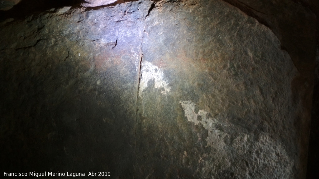 Dolmen de Soto. Pinturas del Ortostato D4 - Dolmen de Soto. Pinturas del Ortostato D4. 