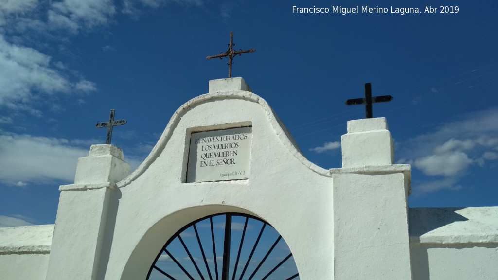 Cementerio del Pozuelo - Cementerio del Pozuelo. Portada