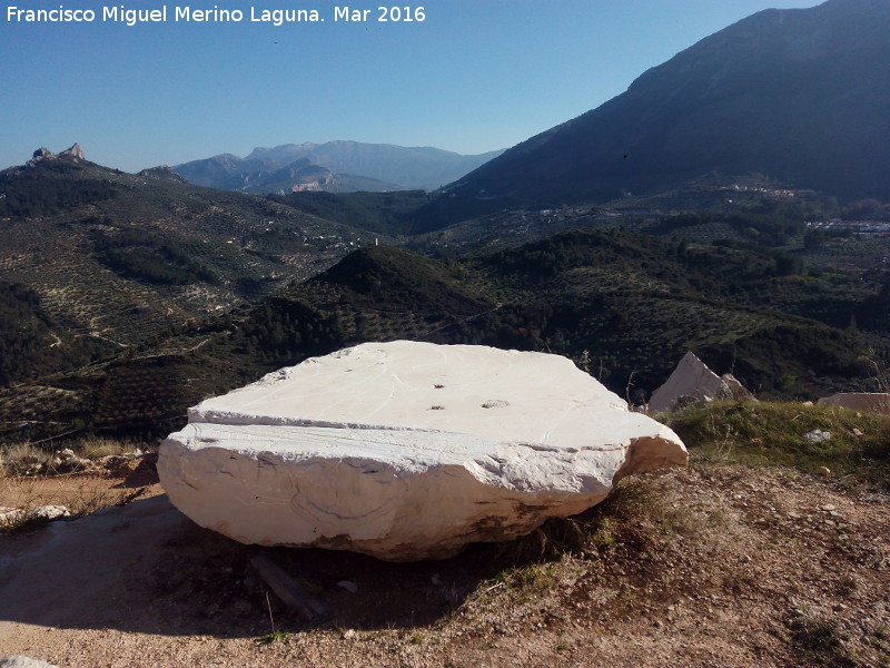 Cantera de la Quebrada de Reguchillo - Cantera de la Quebrada de Reguchillo. Vistas