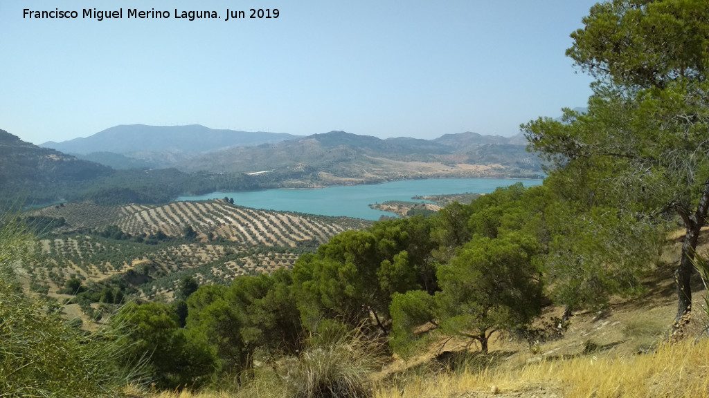 Pantano del Guadalteba - Pantano del Guadalteba. Desde la Loma de las Aguilillas