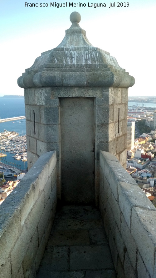 Castillo de Santa Brbara. Garita de la Mina - Castillo de Santa Brbara. Garita de la Mina. 