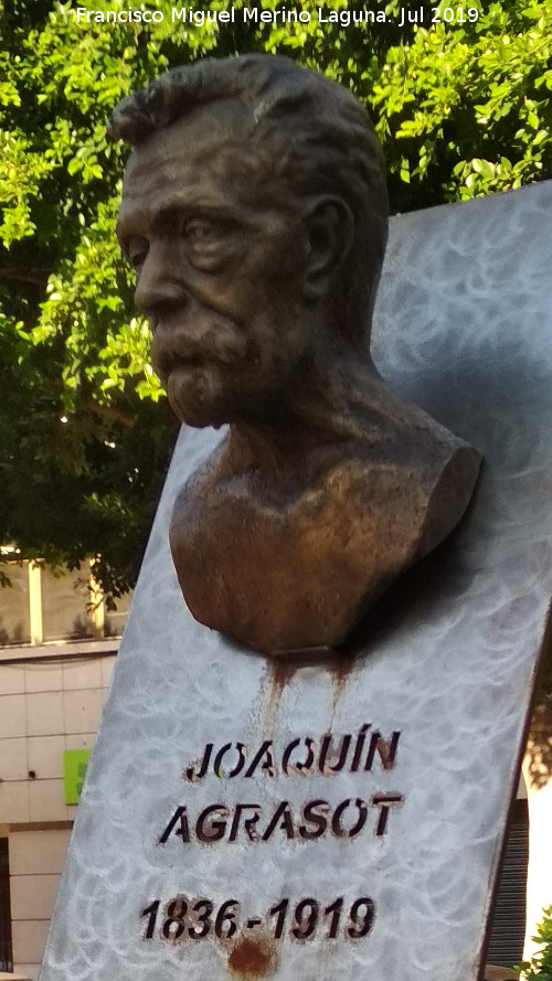 Monumento a Joaqun Agrasot - Monumento a Joaqun Agrasot. Busto