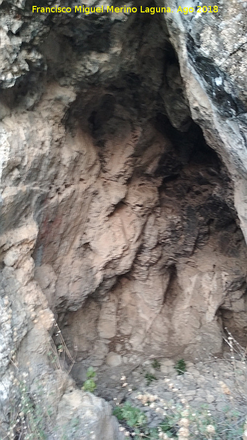 Pinturas rupestres y grabados de la Cueva de Mingo Lpez - Pinturas rupestres y grabados de la Cueva de Mingo Lpez. Cueva