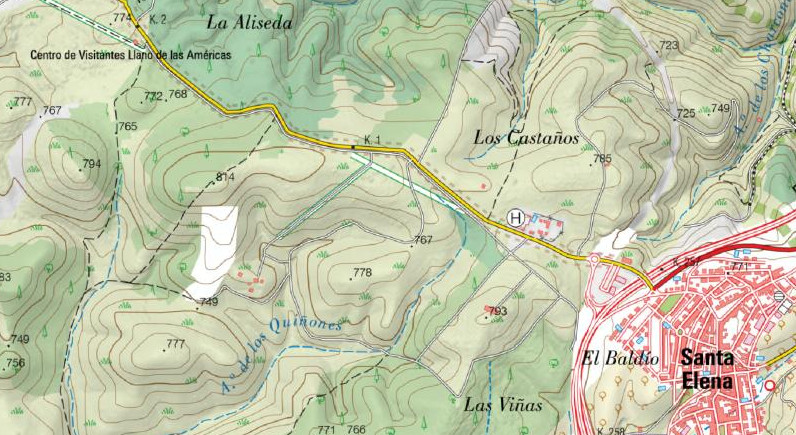 Centro de Visitantes Llano de las Amricas - Centro de Visitantes Llano de las Amricas. Mapa