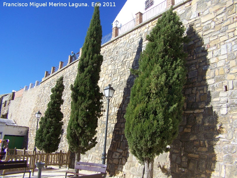 Castillo de Arjona - Castillo de Arjona. Antemuro del Alczar