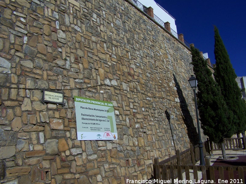 Castillo de Arjona - Castillo de Arjona. Antemuro del Alczar