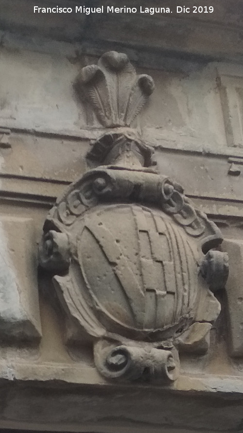 Casa de la Calle Gracia n 26 - Casa de la Calle Gracia n 26. Escudo