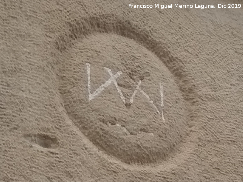 Casa de la Calle La Cruz n 6 - Casa de la Calle La Cruz n 6. Tondo derecho