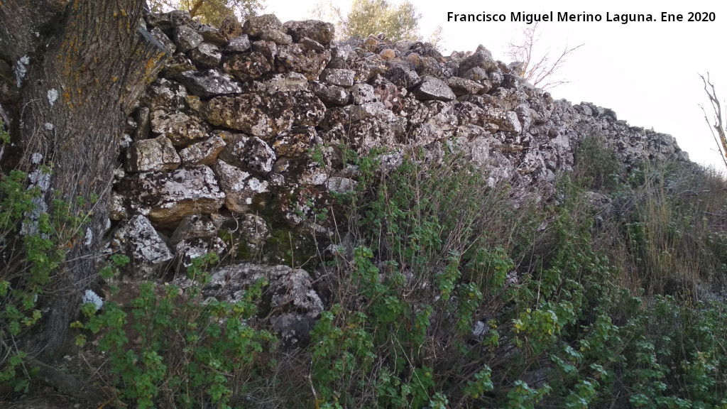 Oppidum de la Gineta - Oppidum de la Gineta. Muralla