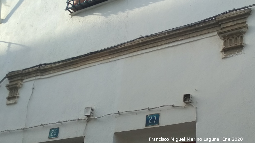 Casa de la Calle Antonio Moreno n� 25-27 - Casa de la Calle Antonio Moreno n� 25-27. 