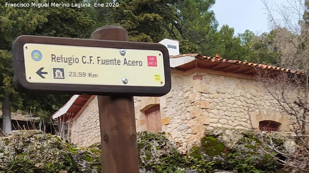 Casa Forestal El Sacejo - Casa Forestal El Sacejo. Cartel de senda