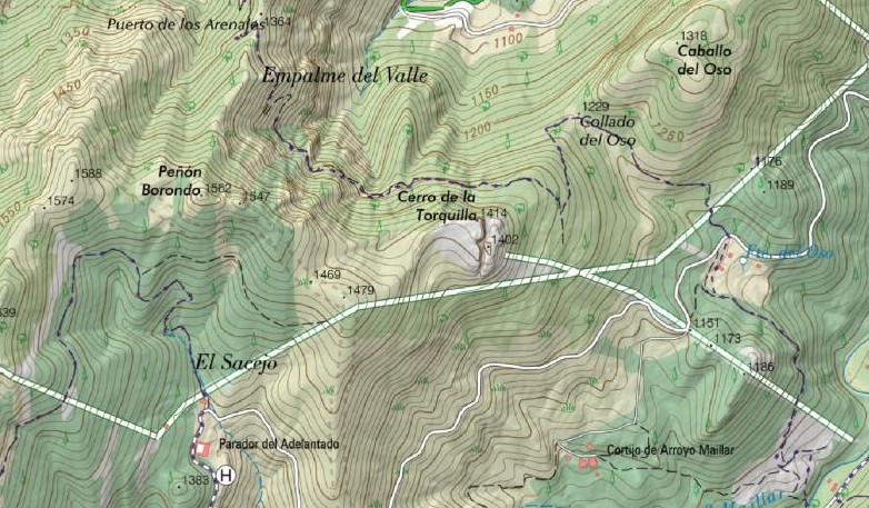 Cerro de la Torquilla - Cerro de la Torquilla. Mapa