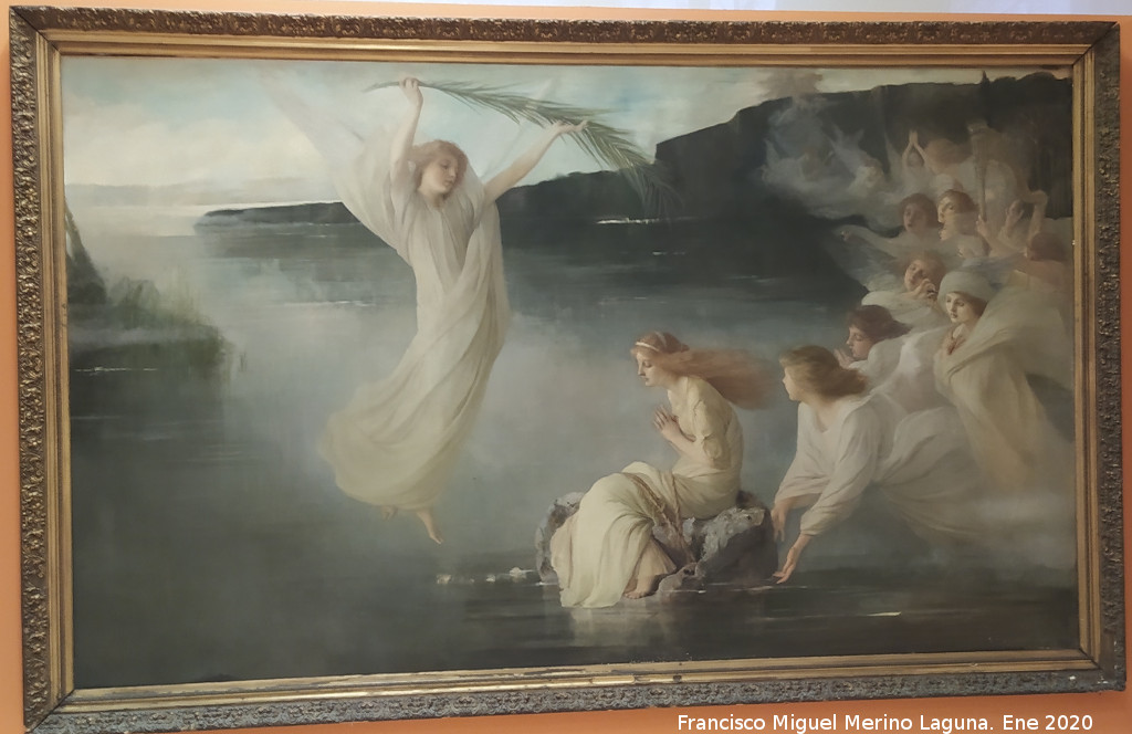 Santa Cristina de Bolsena - Santa Cristina de Bolsena. Martirio de Santa Cristina 1895 de Vicente Palmaroli. Museo Provincial de Ja�n