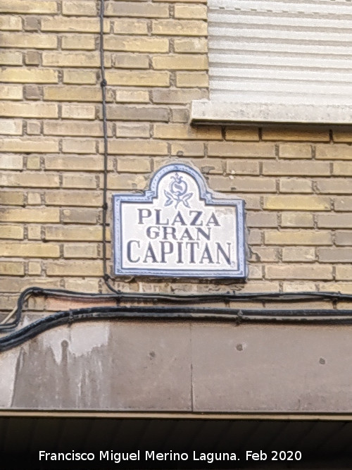 Plaza Gran Capit�n - Plaza Gran Capit�n. Placa