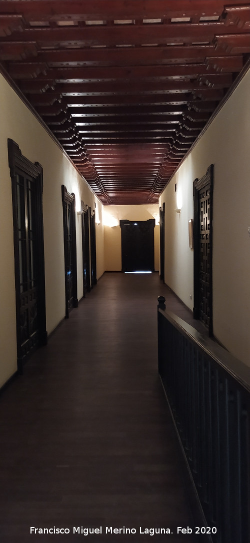 Alc�zar de Jerez. Palacio de Villavicencio - Alc�zar de Jerez. Palacio de Villavicencio. Pasillo con artesonado