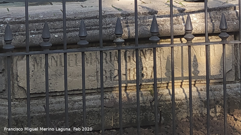 1887 - 1887. Monumento a Manuel Mar�a Gonz�lez �ngel - Jerez de la Frontera