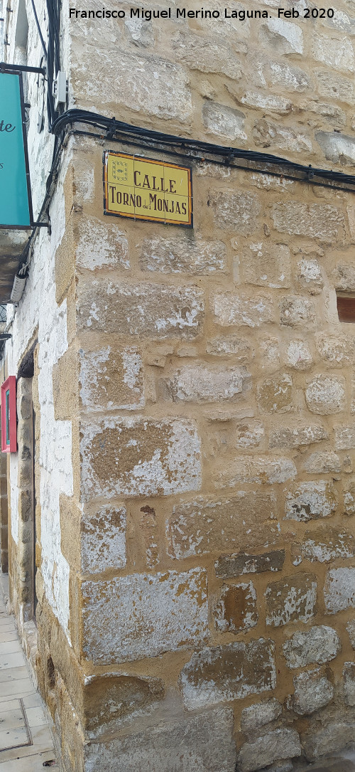 Casa de la Calle Juan Ruiz Gonz�lez n� 18 - Casa de la Calle Juan Ruiz Gonz�lez n� 18. Detalle de la esquina a soga y tiz�n