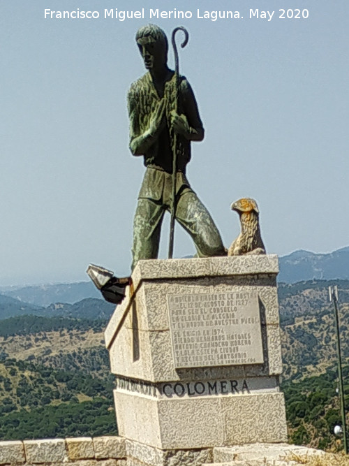 Monumento al pastor de Colomera - Monumento al pastor de Colomera. 