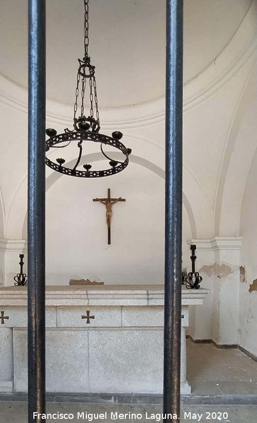 Capilla del Cementerio del Santuario - Capilla del Cementerio del Santuario. Interior
