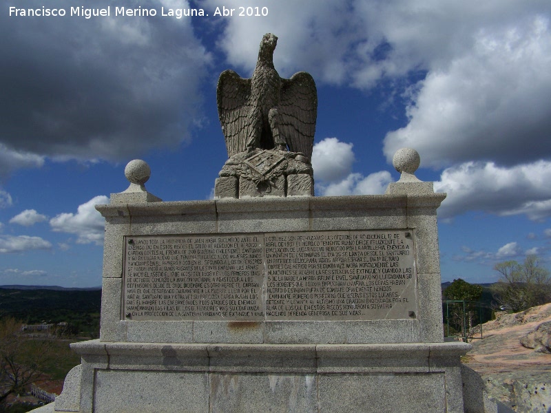 Monumento del Asedio al Santuario - Monumento del Asedio al Santuario. 