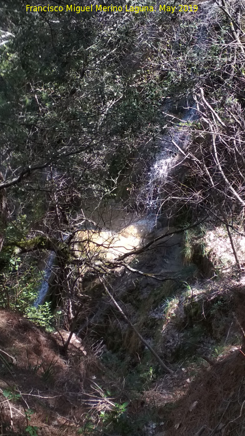 Cascada Segunda de La Hueta - Cascada Segunda de La Hueta. Parte alta