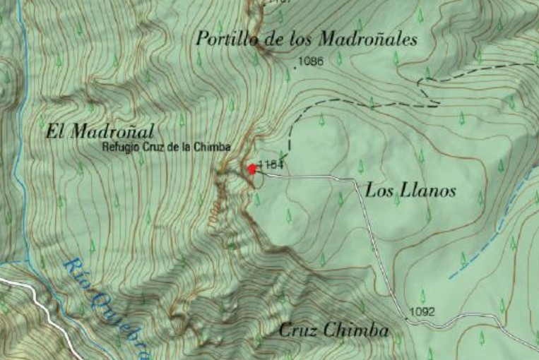 Cruz de la Chimba - Cruz de la Chimba. Mapa