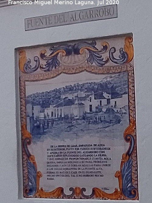 Fuente del Algarrobo - Fuente del Algarrobo. Azulejos