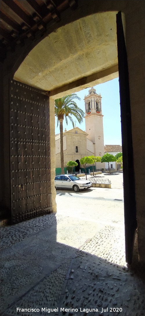 Castillo Palacio de los Ribera - Castillo Palacio de los Ribera. Puerta de acceso