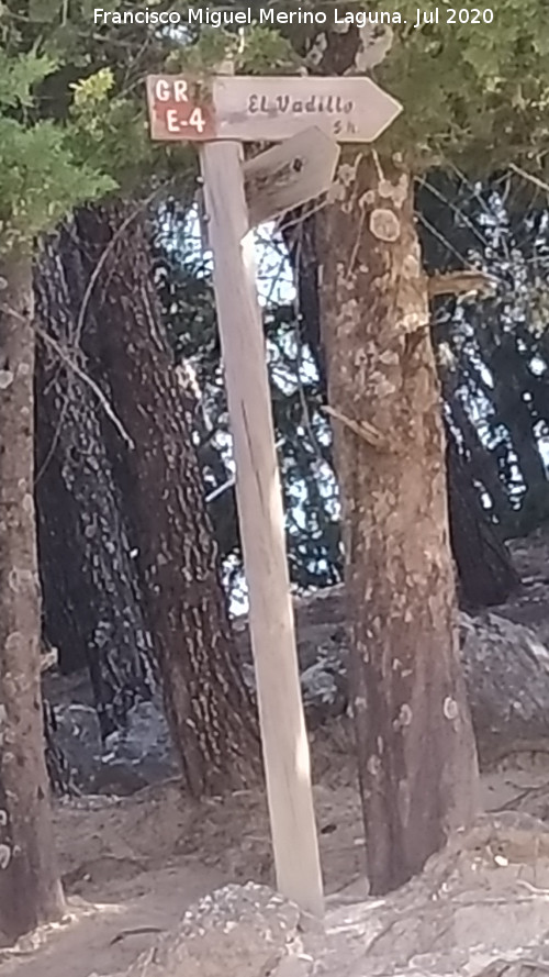 Camino Alto de la Quebrada - Camino Alto de la Quebrada. Cartel de direcciones