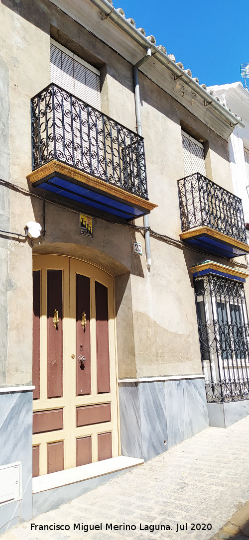 Casa de la Calle Maestro Amado n� 27 - Casa de la Calle Maestro Amado n� 27. Fachada