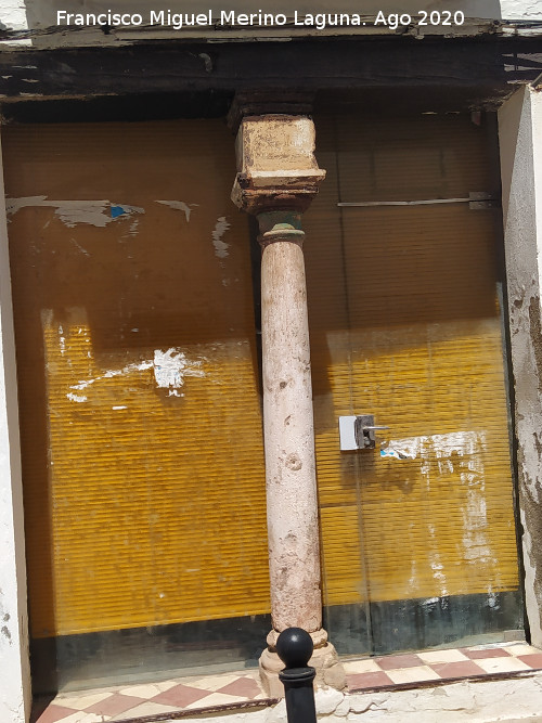 Casa de la Calle San Bartolom� n� 6 - Casa de la Calle San Bartolom� n� 6. Columna